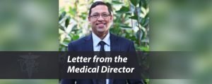 Read more about the article Letter from the Medical Director