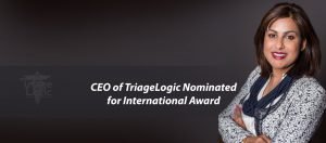 Read more about the article CEO of TriageLogic Nominated for International Award