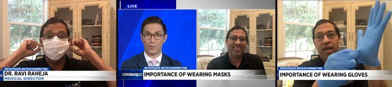 Dr. Ravi Raheja appeared on News4Jax to share when to wear masks and gloves during the coronavirus pandemic