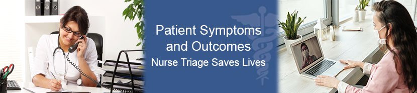 Triage nurse talking to patient who is worried about going to the hospital and doesn't want to catch COVID-19