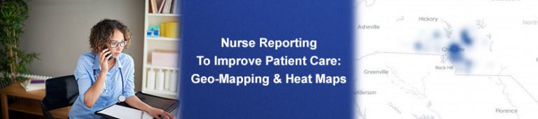 Heat map of patients with flu in North Carolina