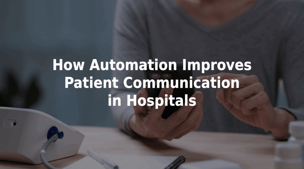 How automation improves patient communication in hospitals.