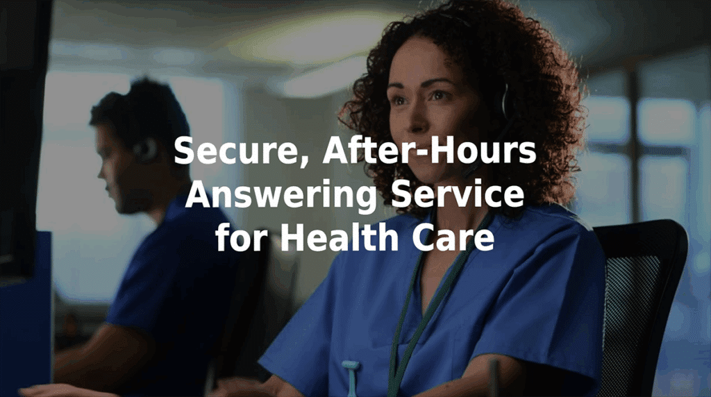 Secure, after-hours answering service for health care.