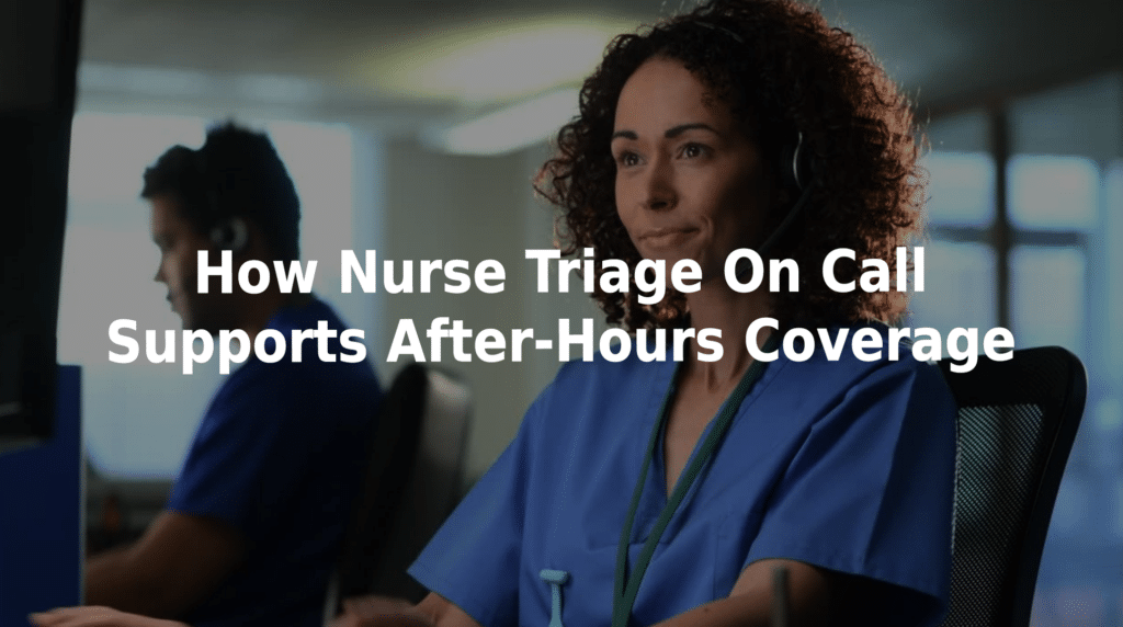 How Nurse Triage On Call supports after-hours coverage.