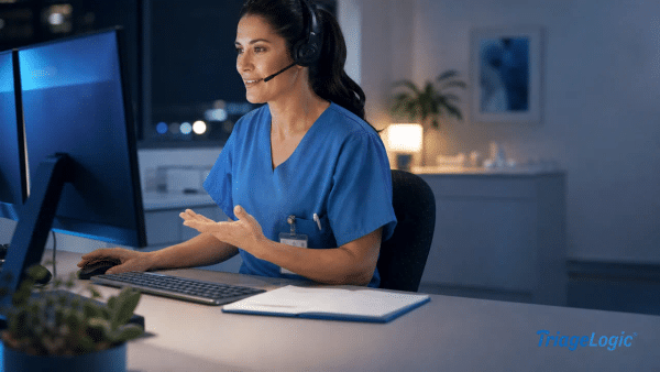 What Nurse Triage Software Actually Does Image of Nurse Using Software