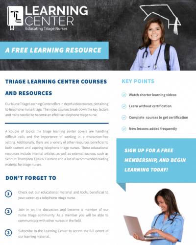 Triagelogic Nurse Triage Learning