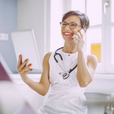 nurse on phone4